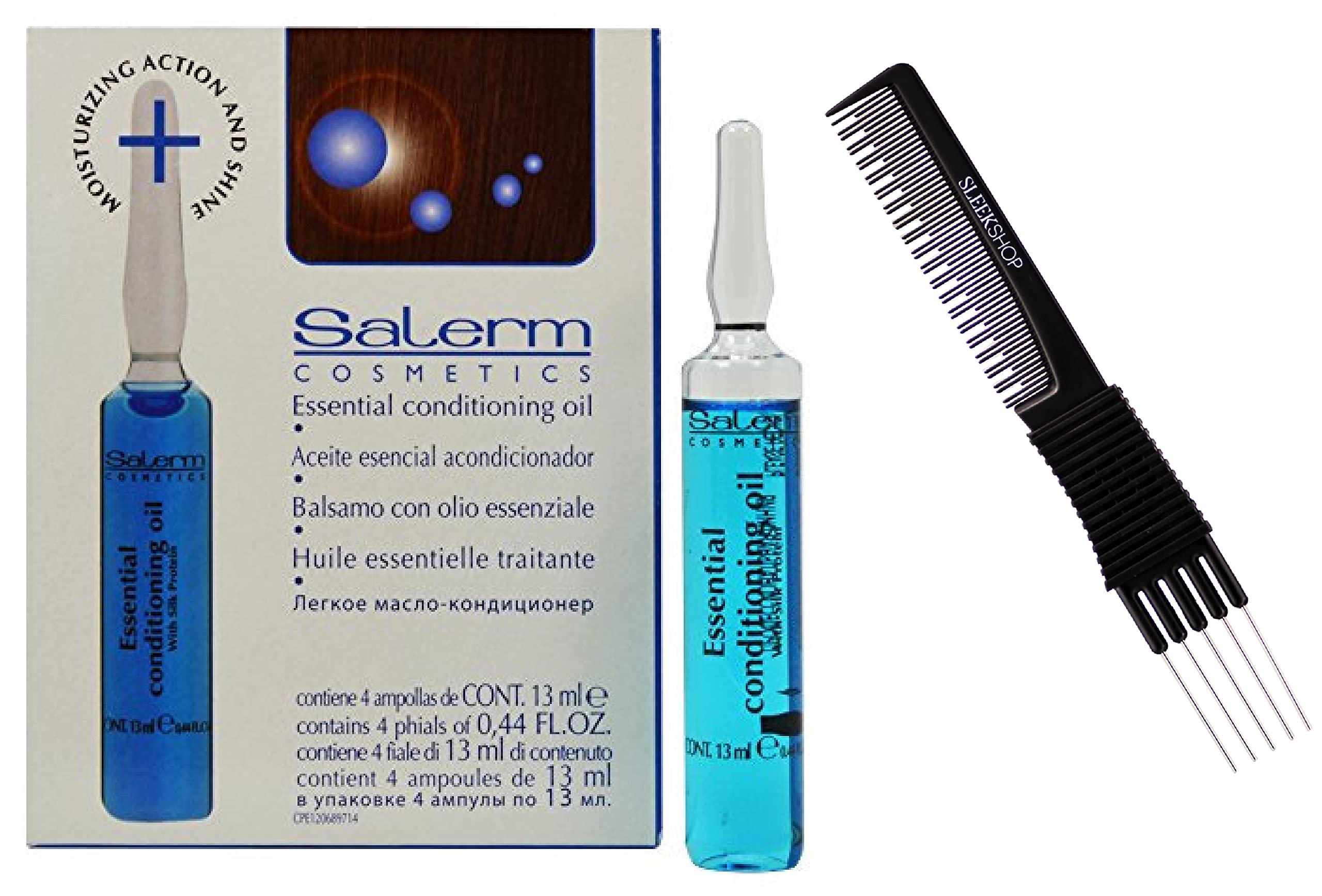 Aceite Acondicionador Salerm Cosmetics Essential Con 21 Proteínas De Seda - Venta Internacional.