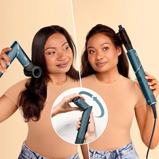 Foto 4 | Multiestilizador Shark Hd450tl Para Todo Tipo De Cabello Frizz Fighter Azul