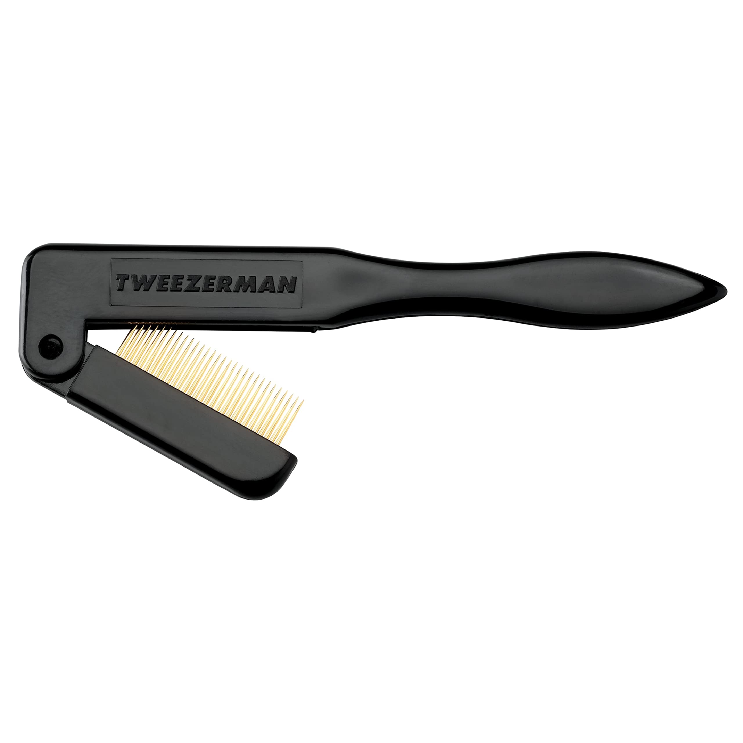 Foto 3 pulgar | Modelo Plegable Ilashcomb Tweezerman N.º 1054-r Con Dientes Chapados En Oro - Venta Internacional.