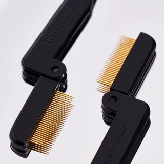 Foto 3 | Modelo Plegable Ilashcomb Tweezerman N.º 1054-r Con Dientes Chapados En Oro - Venta Internacional.