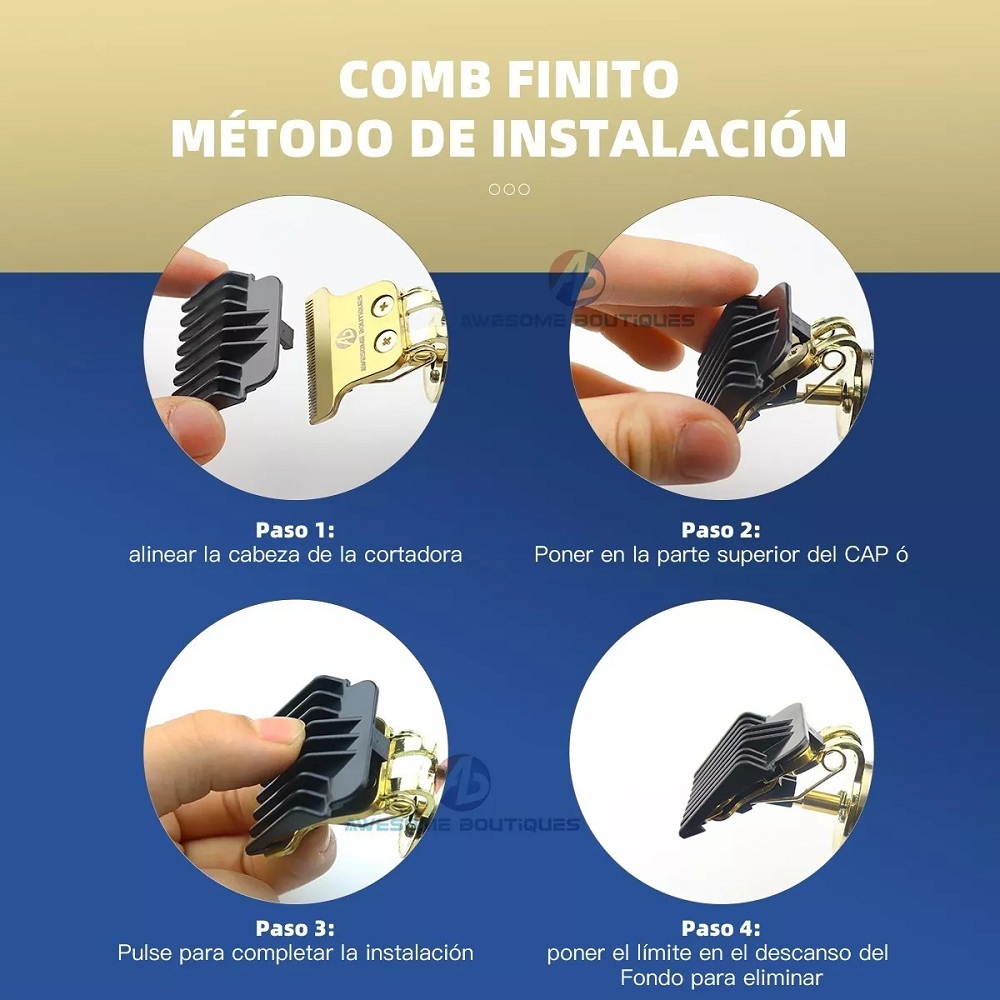 Foto 4 pulgar | Cortadora de Cabello Malubero con Accesorios