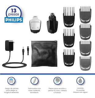Foto 2 | Cortadora Multigroomer Philips Norelco MG375060 color Negro 100 V 240 V