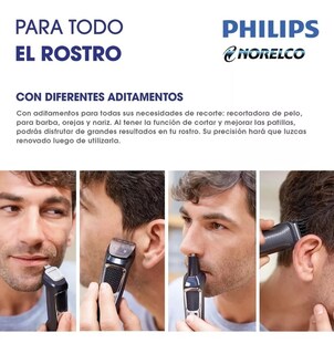 Foto 4 | Cortadora Multigroomer Philips Norelco MG375060 color Negro 100 V 240 V
