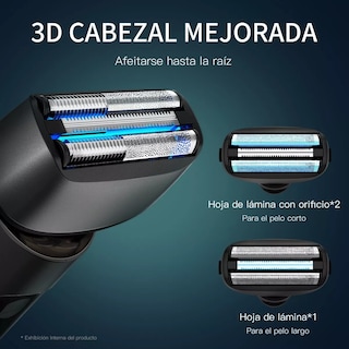 Foto 3 | Afeitadora Eléctrica Belug color Gris 6 Piezas