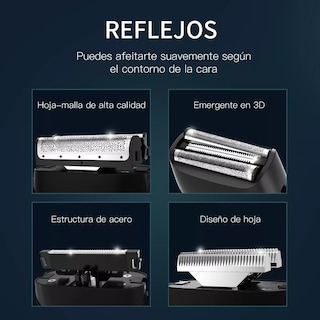 Foto 6 | Afeitadora Eléctrica Belug color Gris 6 Piezas