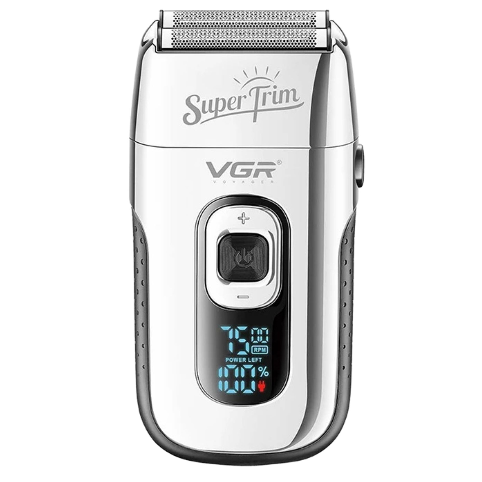 Recortadora Shaver Vgr V-332 Plata Afeitadora Profesional Recargable