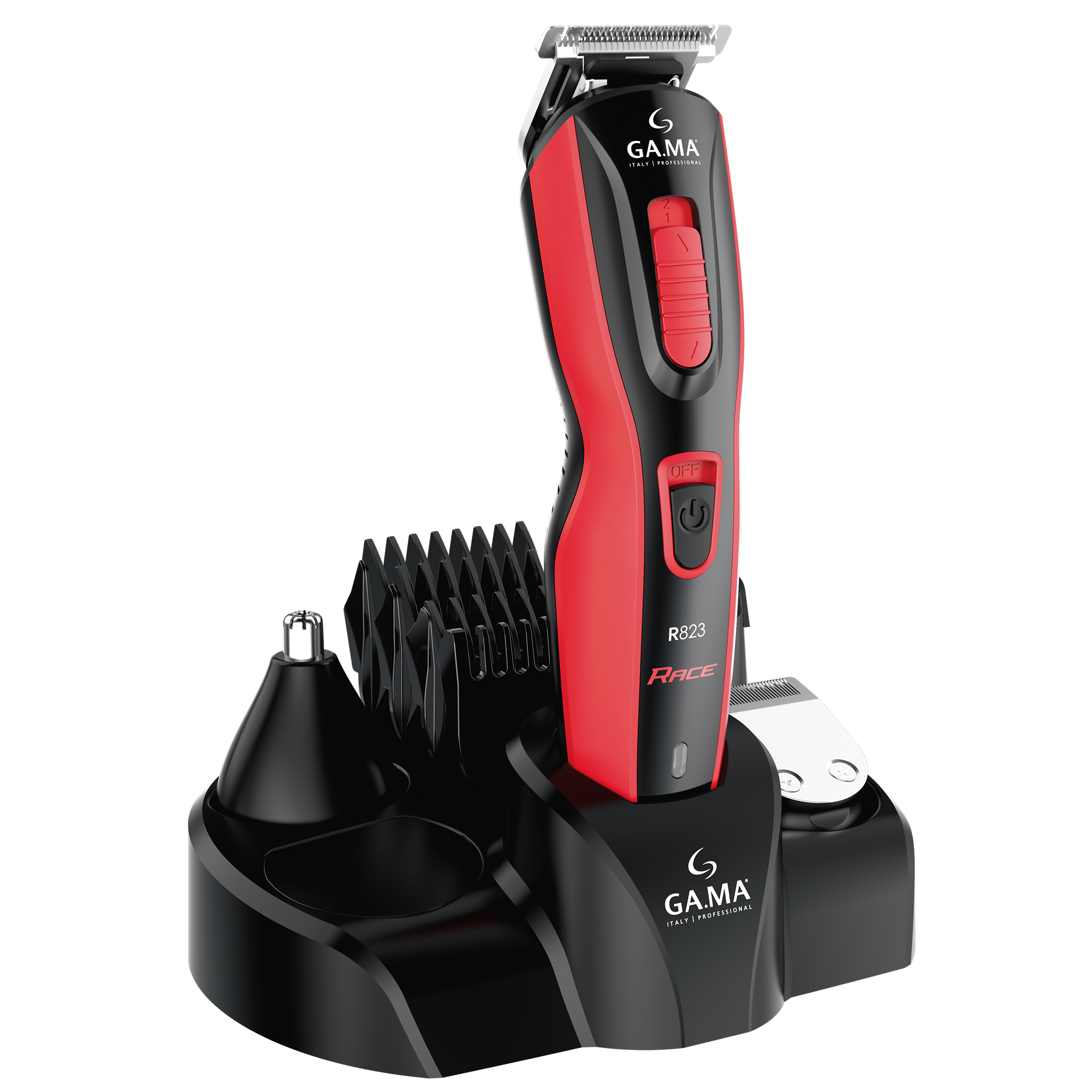 Foto 3 pulgar | Cortadora de Cabello GA.MA Multiple Gama Race R823 Rojo