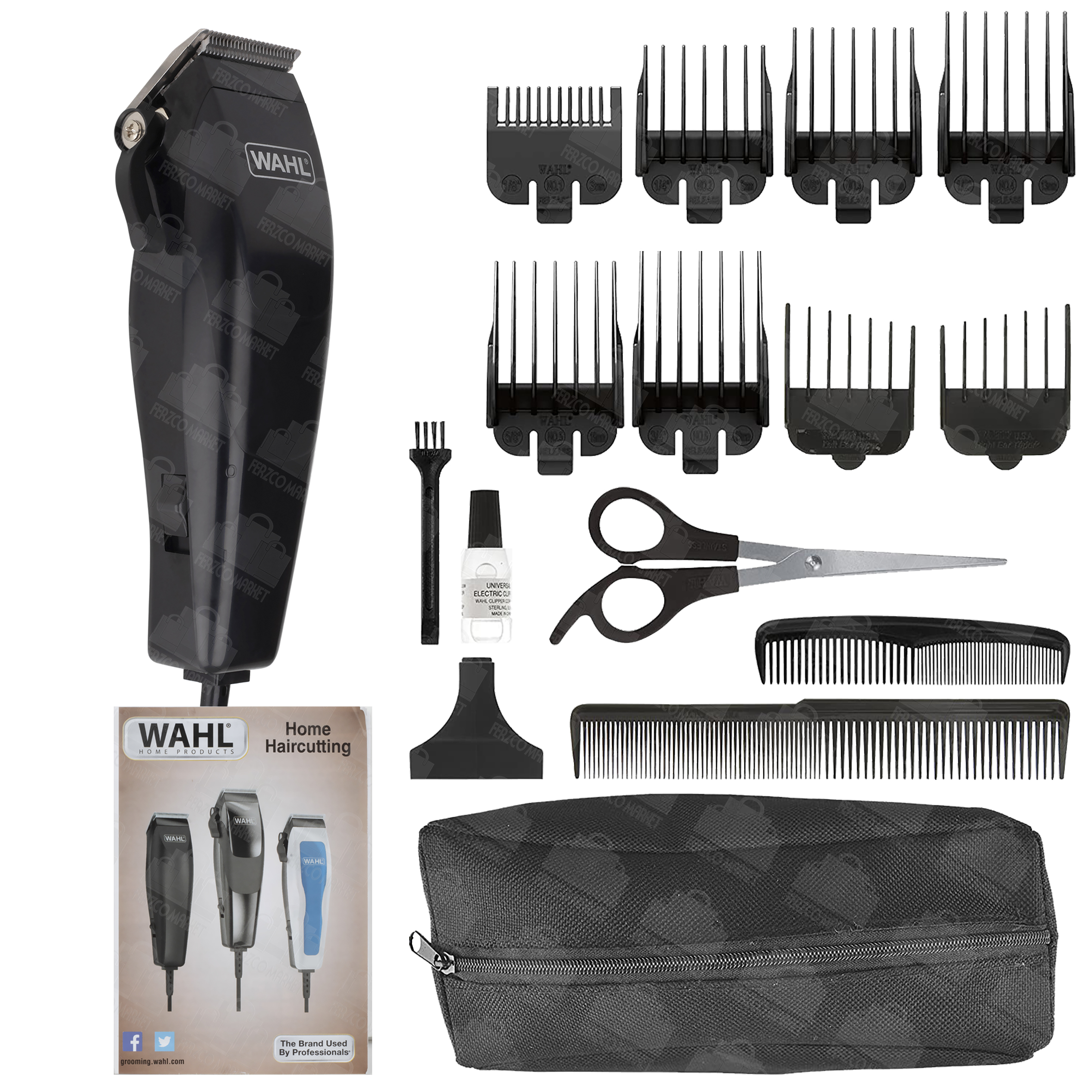 Foto 5 pulgar | Maquina Cortadora de Pelo Wahl Sure Cut Kit 16 Piezas + Estuche