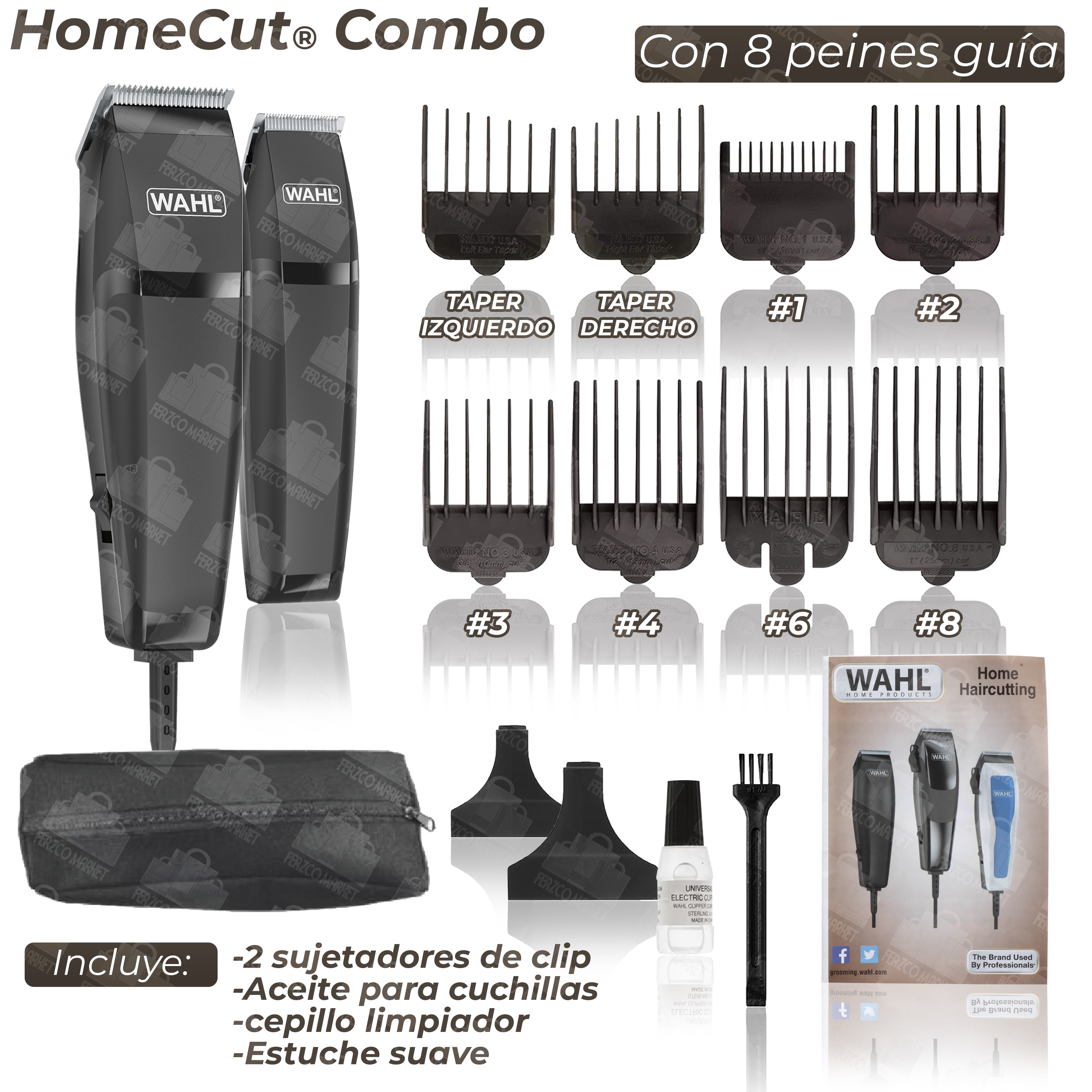 Maquina Cortadora de Pelo Wahl Home Cut Pro 14 Piezas Coppel