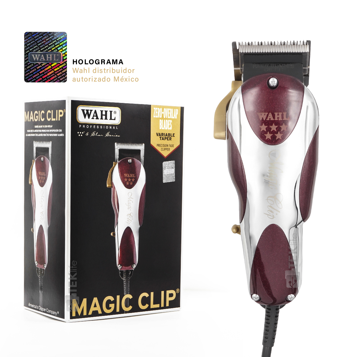 Foto 2 pulgar | Maquina Cortadora De Pelo Clipper Wahl Magic Clip 5 Star Profesional Original