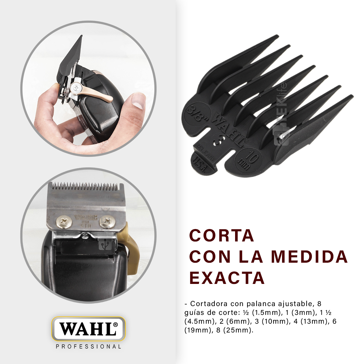 Foto 8 pulgar | Maquina Cortadora De Pelo Clipper Wahl Magic Clip 5 Star Profesional Original