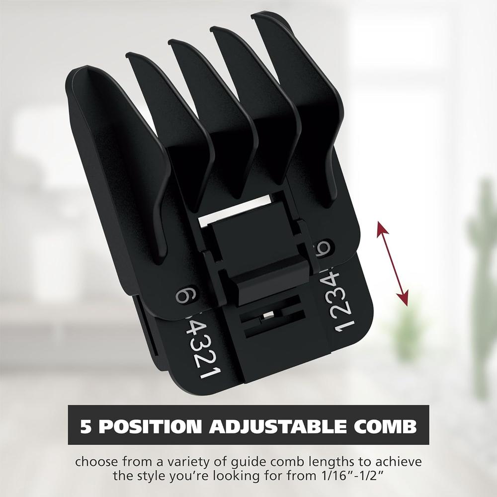 Foto 5 pulgar | Kit Cortadora de Cabello Wahl Negra
