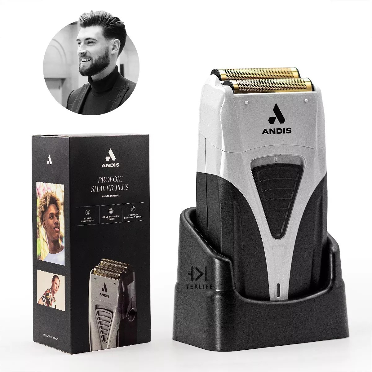 Foto 5 pulgar | Afeitadora Andis Profoil Shaver Plus Profesional Inalámbrica