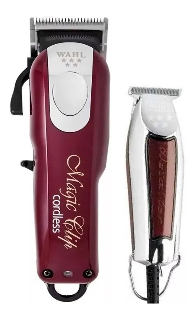 Recortadora Inalámbrica y Detalladora T-Blade de Wahl Professional Combo Magic Clip