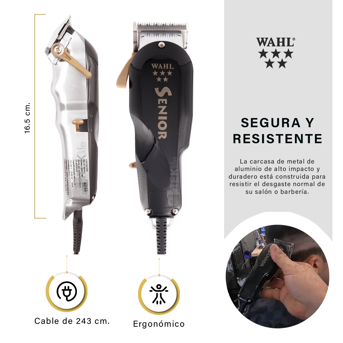 Foto 5 pulgar | Cortadora Profesional de Cabello Wahl con Accesorios