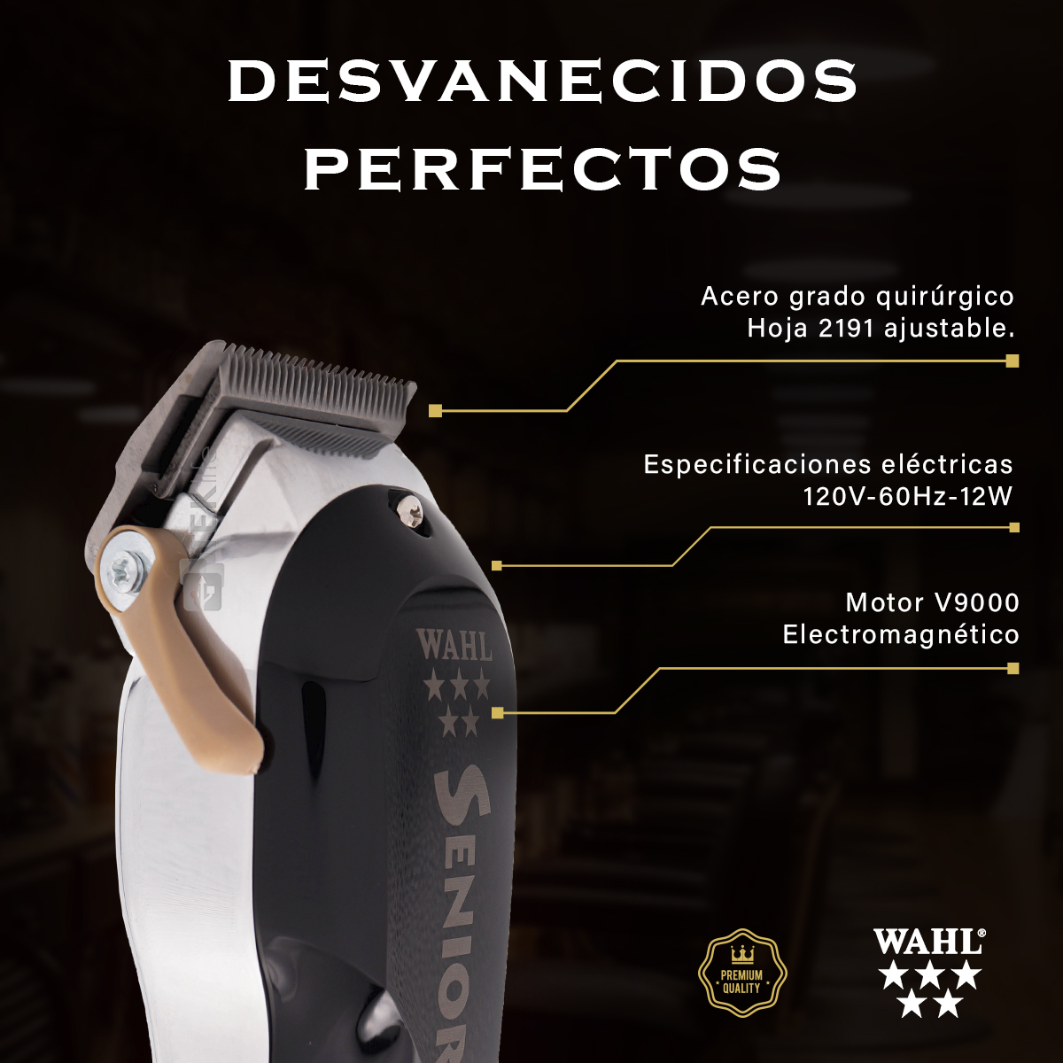 Foto 6 pulgar | Cortadora Profesional de Cabello Wahl con Accesorios