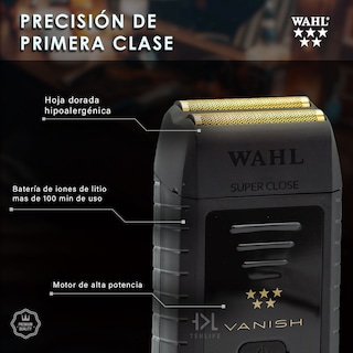 Foto 4 | Combo Barber Wahl Professional Black Magic Clip y Detailer Li + Rasuradora Vanish
