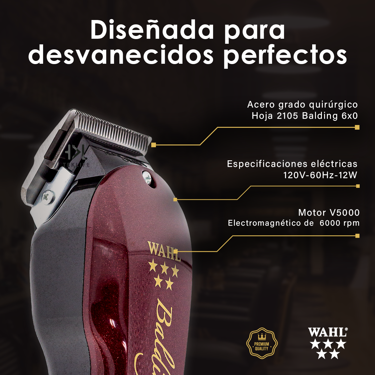 Foto 4 pulgar | Clipper Balding 5 Star