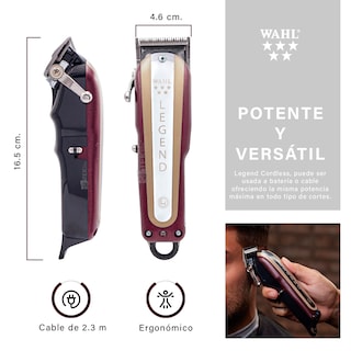 Foto 3 | Maquina Wahl Cortadora Profesional Legend Cordless 8594