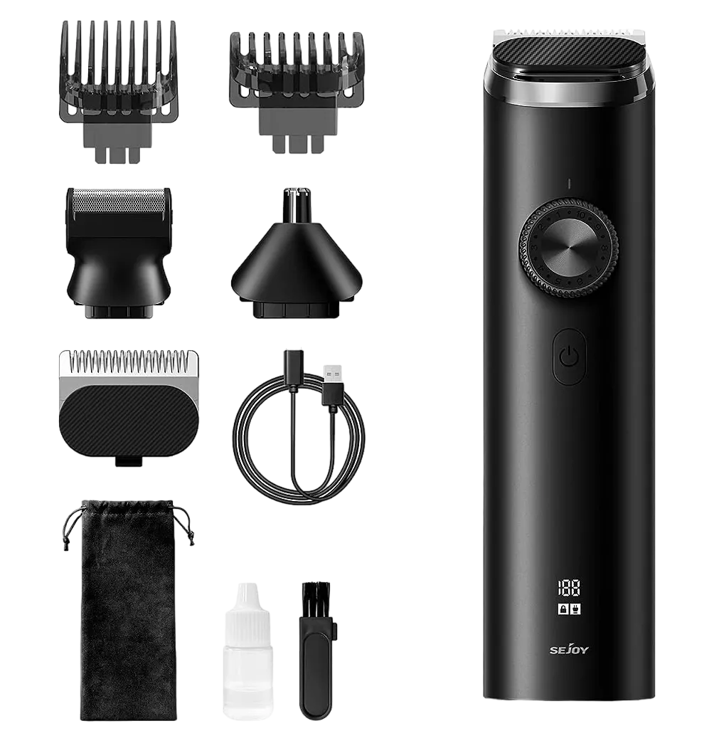 Foto 1 | Cortadora de Cabello Eléctrica Sejoy Negra 8 en 1