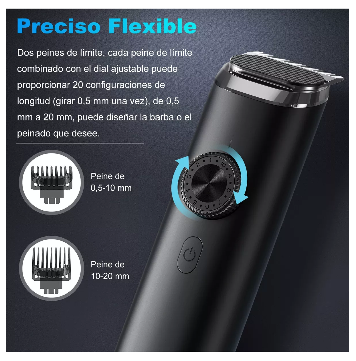 Foto 2 | Cortadora de Cabello Eléctrica Sejoy Negra 8 en 1