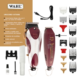 Foto 2 | Cortadora Y Terminadora De Cabello Wahl Unicord Combo Profesional Alambricas