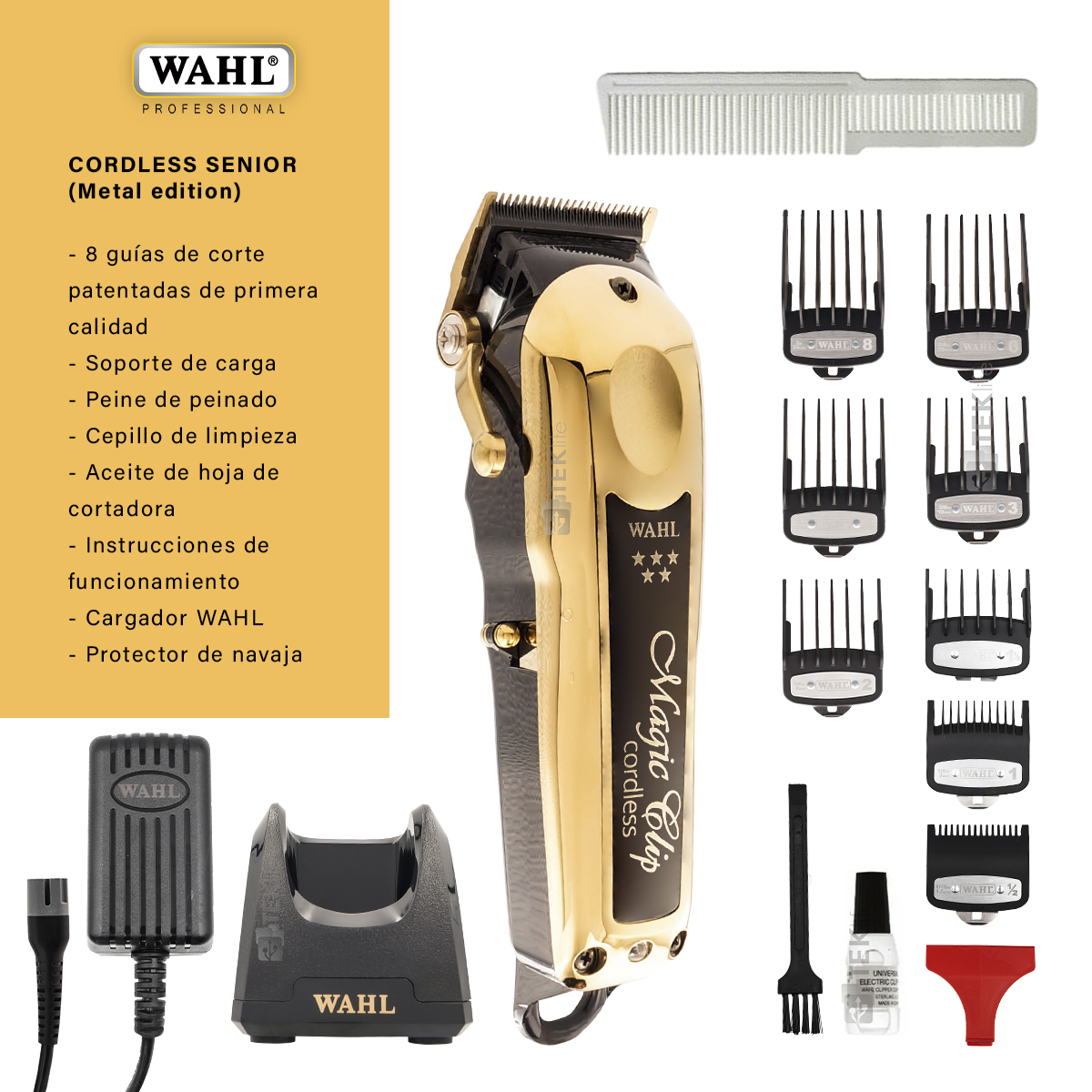 Foto 3 pulgar | Clipper Wahl Profesional Magic Clip Edición Gold