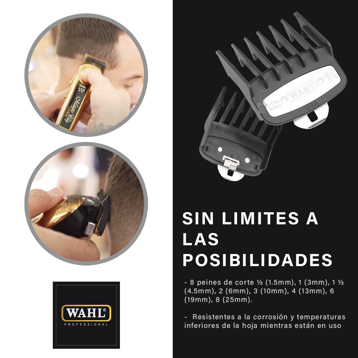 Foto 6 | Clipper Wahl Profesional Magic Clip Edición Gold