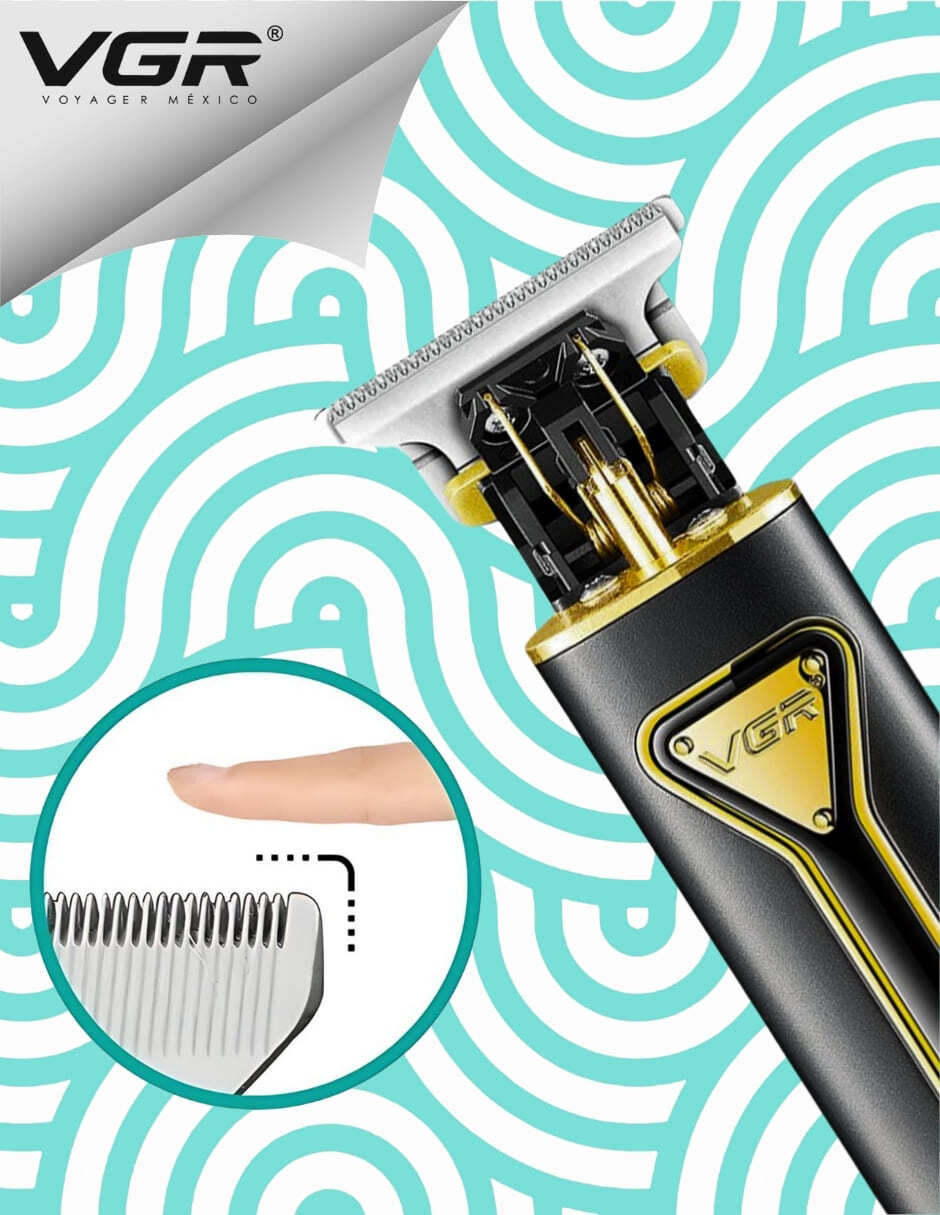 Foto 4 pulgar | Máquina de Cortar Cabello VGR V-009 Inalámbrica y Recargable