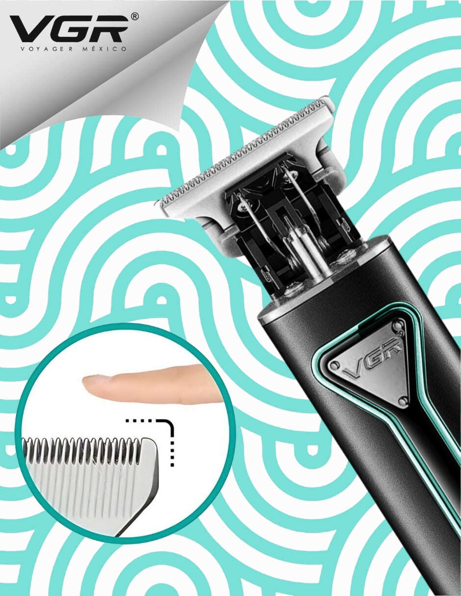Foto 4 pulgar | Maquina Para Cortar Cabello Vgr V-009 Trimmer Perfiladora