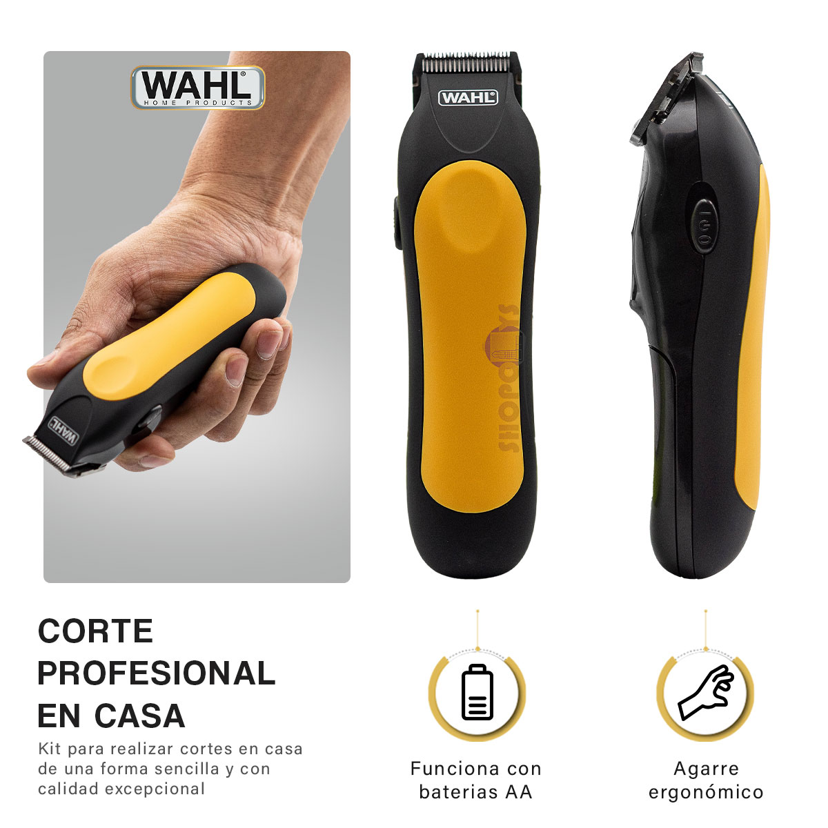 Foto 7 pulgar | Combo Cortadora + Terminadora Wahl Sport Cut 22pz Casera