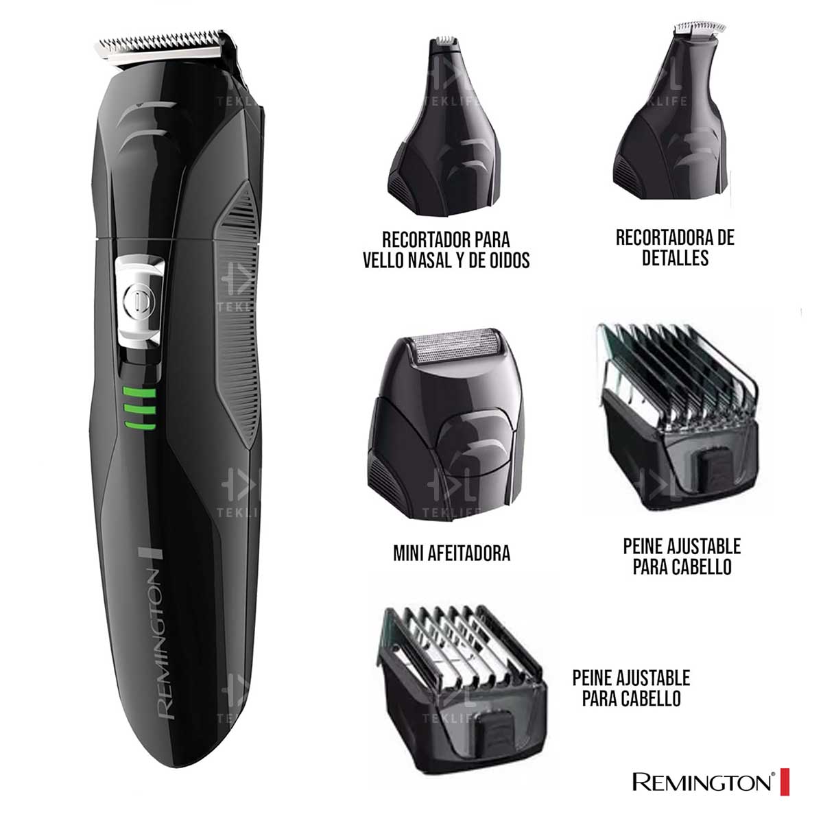 Foto 3 pulgar | Maquina Recortadora  Recargable Remington para Barba/Bigote/Nasal