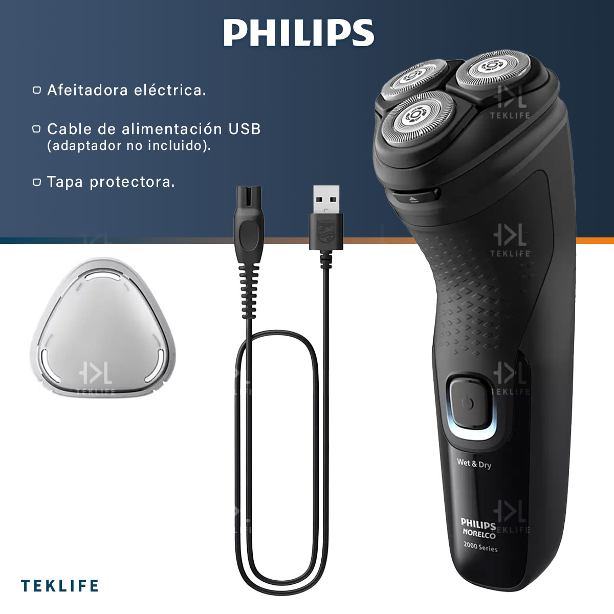 Foto 3 pulgar | Shaver Philips Norelco 2400 Recargable