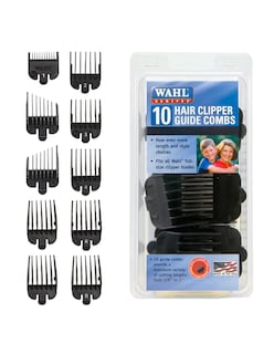 Foto 1 | Peines Guía Negros Wahl De Plástico Con 10 Piezas