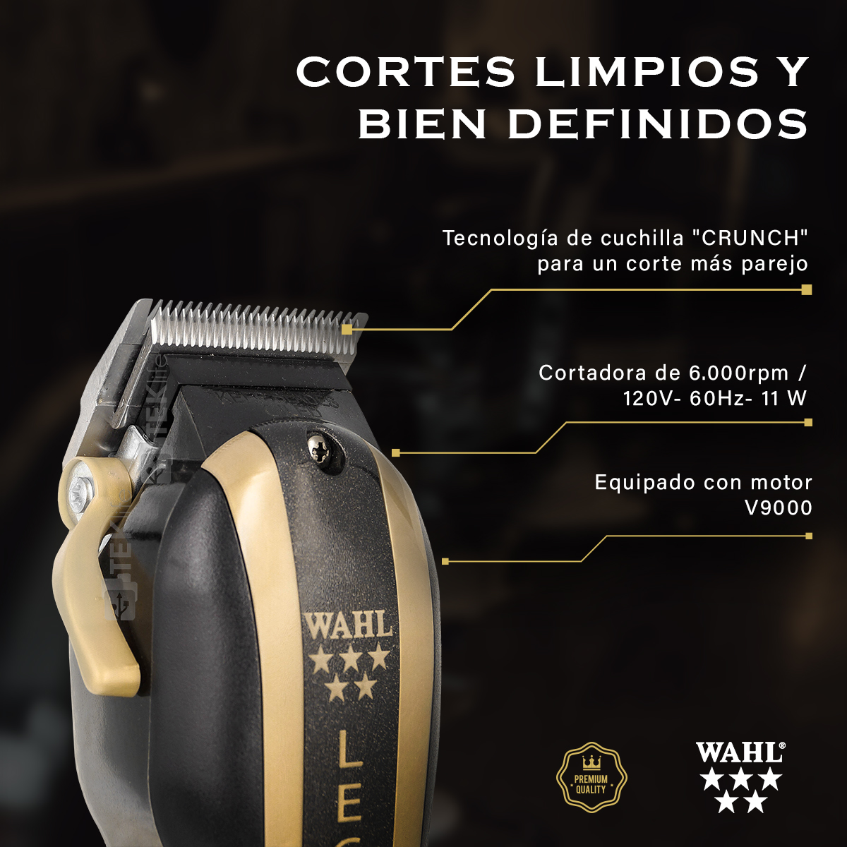 Foto 5 pulgar | Combo Profesional Cortadoras Barber + Afeitadora Vanish Wahl