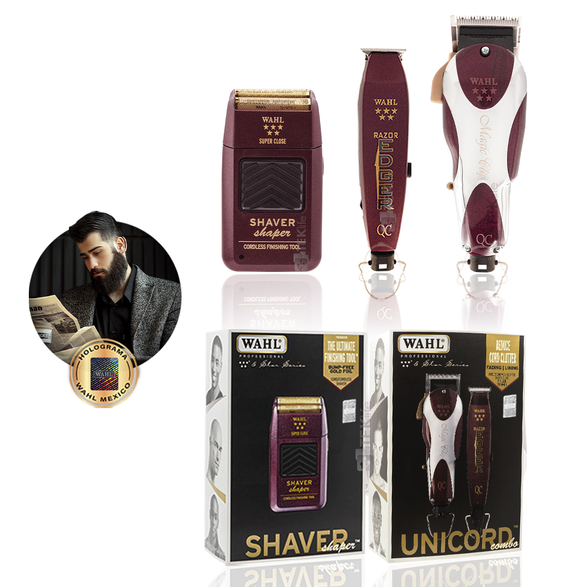 Foto 2 pulgar | Combo Wahl Unicord + Shaver 5-star Profesional Originales