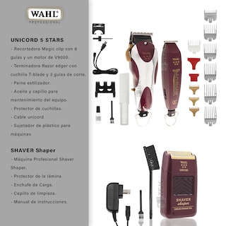 Foto 2 | Combo Wahl Unicord + Shaver 5-star Profesional Originales