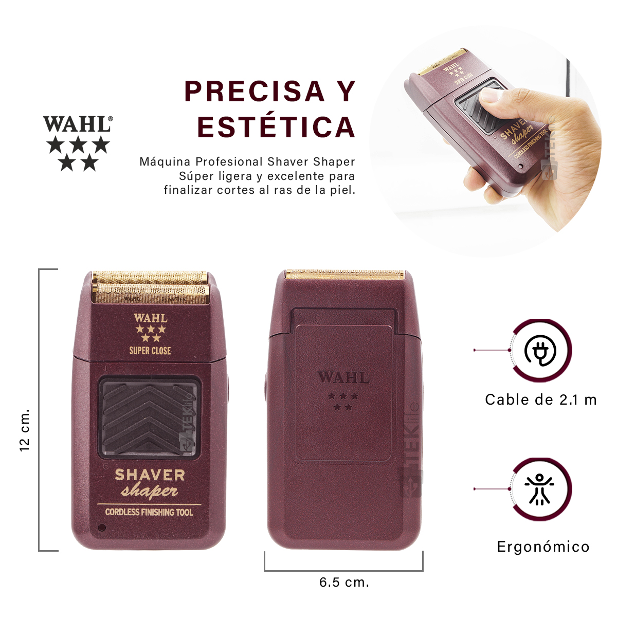 Foto 4 pulgar | Combo Wahl Unicord + Shaver 5-star Profesional Originales