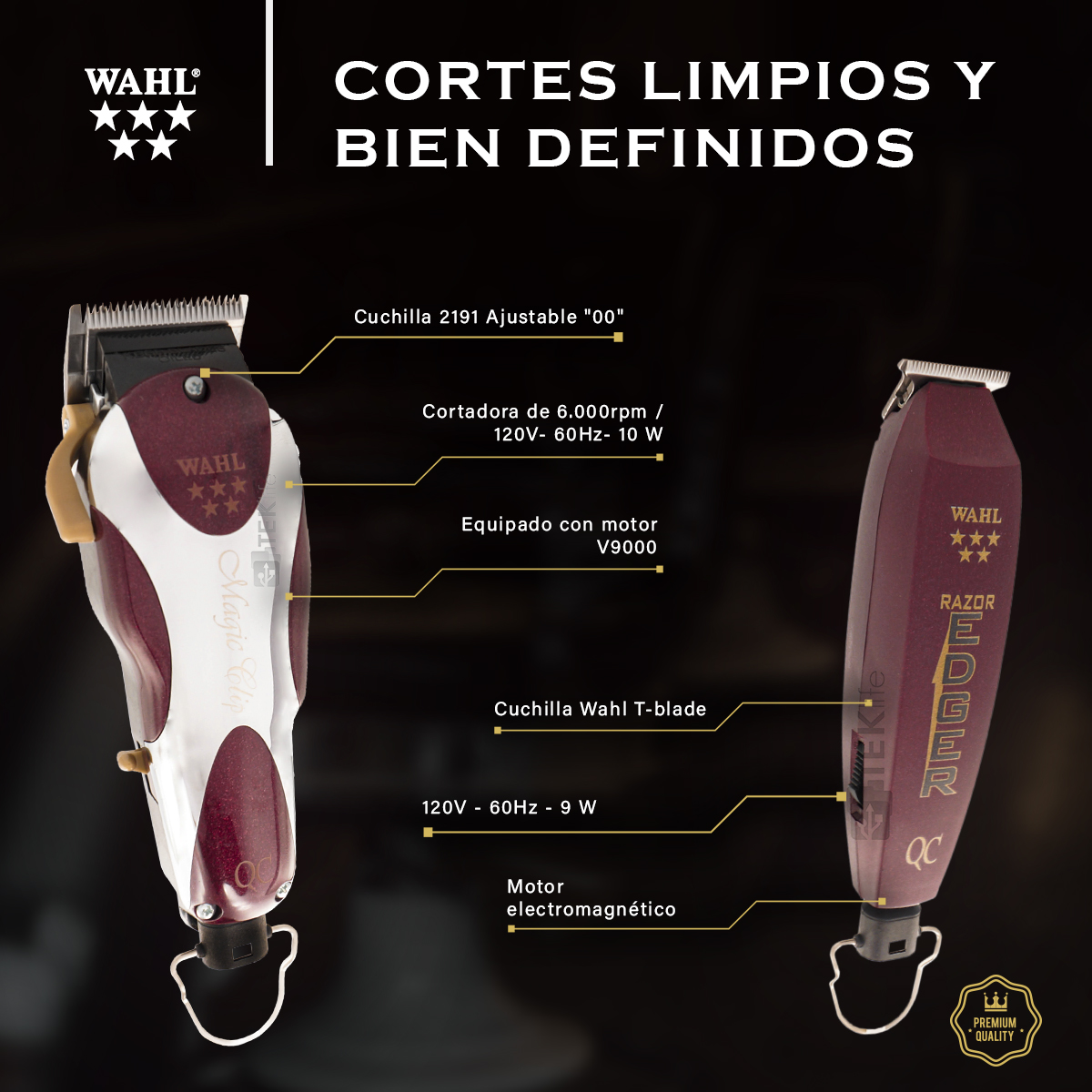 Foto 7 pulgar | Combo Wahl Unicord + Shaver 5-star Profesional Originales