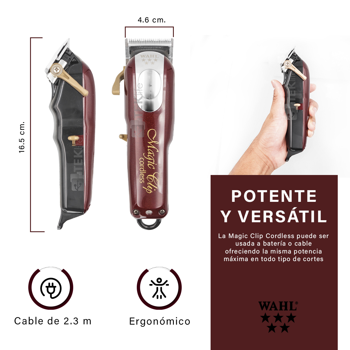 Foto 3 pulgar | Combo Wahl Cortadora Magic Clip Y Afeitadora Shaver