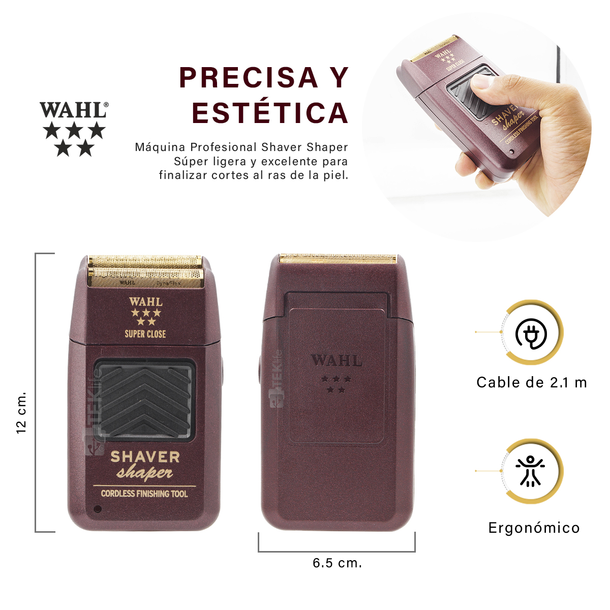 Foto 6 pulgar | Combo Wahl Profesional Cortadoras Barber + Afeitadora Shaver