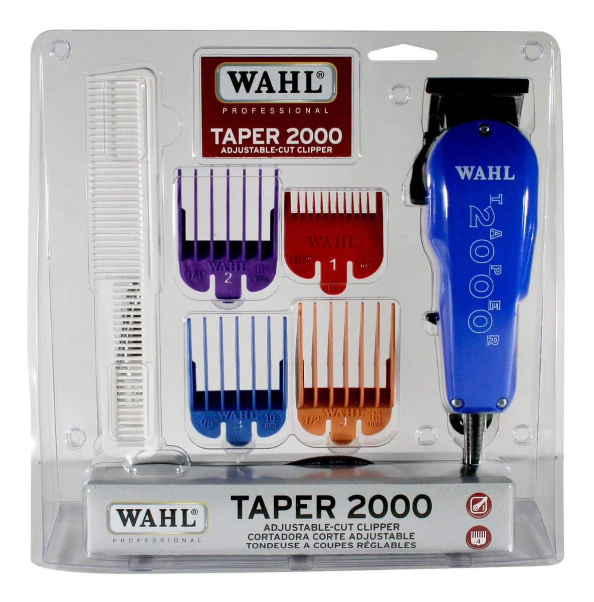 Foto 3 | Cortadora de Pelo Profesional Wahl Taper 2000 V5000 8pz Azul