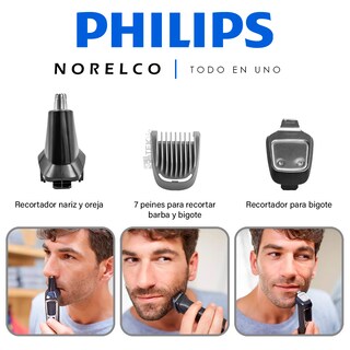 Foto 5 | Combo Barber Wahl + Recortadora Inalambrica Norelco Philips