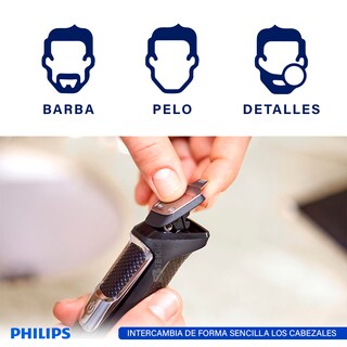 Foto 7 | Combo Barber Wahl + Recortadora Inalambrica Norelco Philips