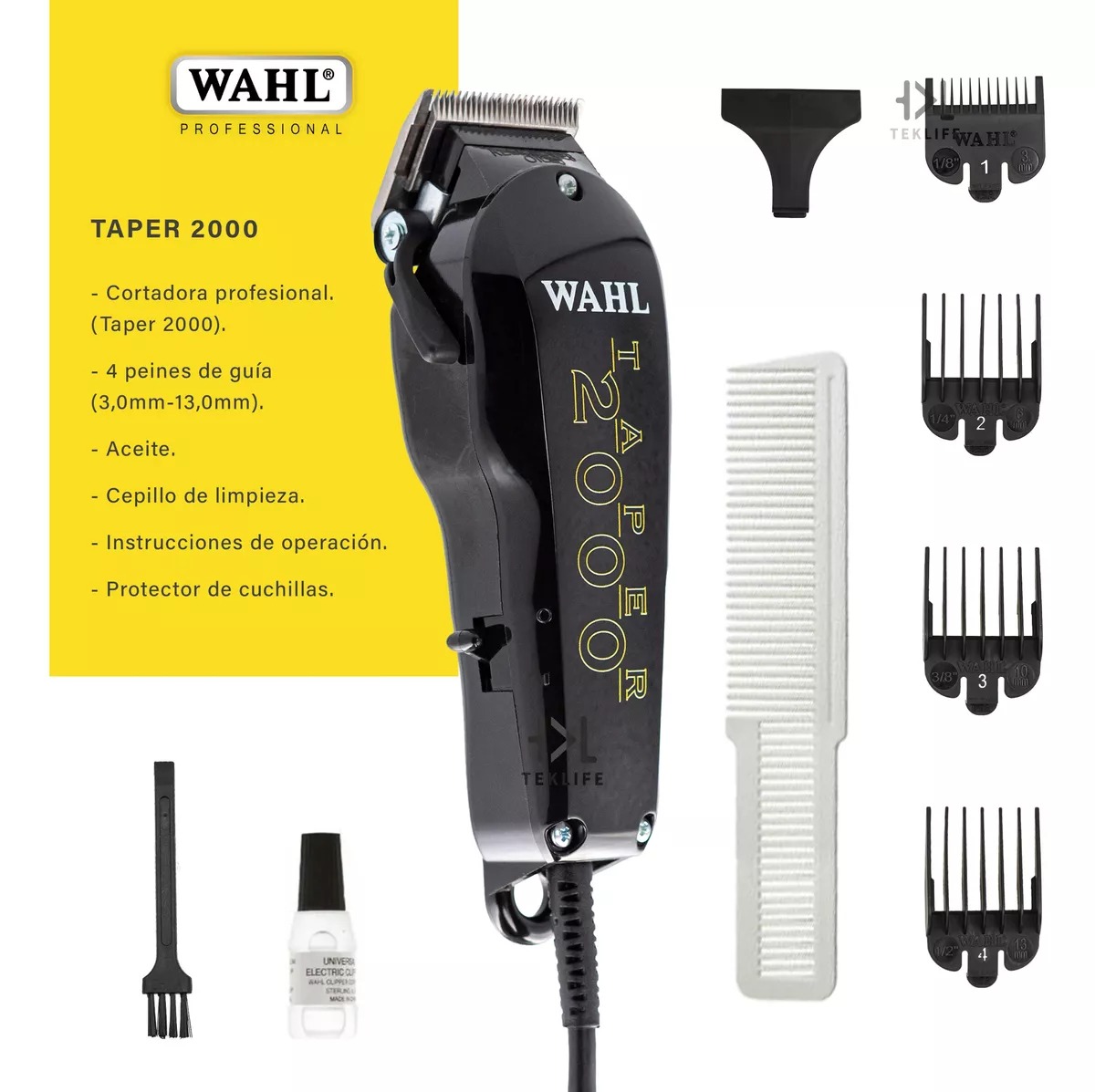 Foto 2 | Cortadora de Cabello Wahl Taper 2000 con Accesorios