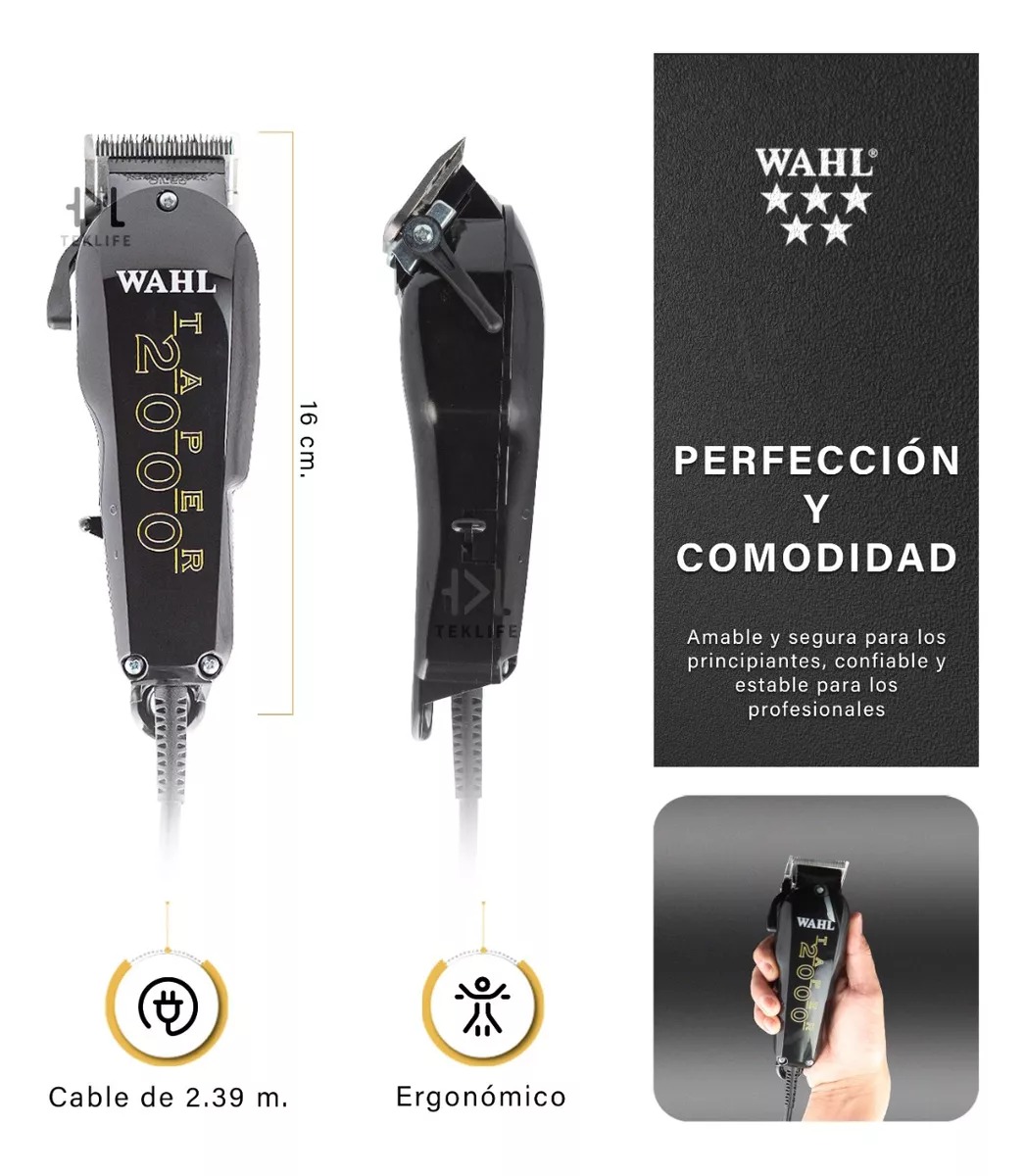 Foto 4 pulgar | Cortadora de Cabello Wahl Taper 2000 con Accesorios