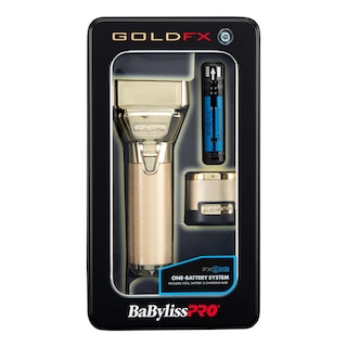 Foto 4 | Maquinilla De Afeitar Babylisspro Fxone Goldfx, Totalmente Metálica, Doble Lámina - Venta Internacional.