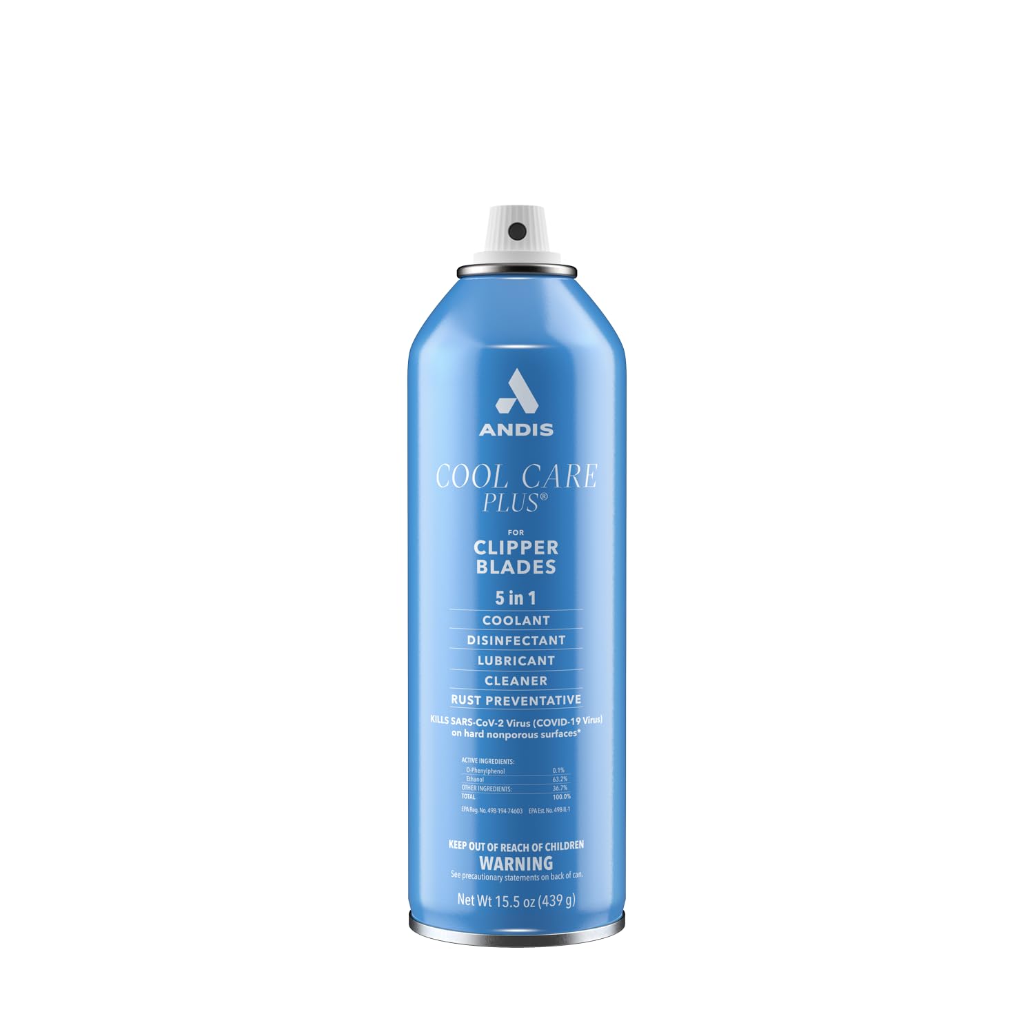 Foto 7 pulgar | Clipper Spray Andis 12750 Cool Care Plus, Lata 5 En 1 De 460 Ml - Venta Internacional.