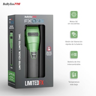 Foto 3 | Kit Profesional Edición Limitada – Cortadora De Cabello Con Base, Cargador Y Batería Intercambiable - Color Verde C
