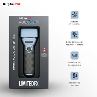 Foto 3 | Afeitadora De Hojas Edición Limitada – Kit Profesional Con Base Y Batería Intercambiable - Color Azul Plomo